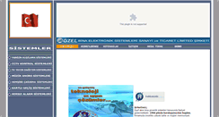 Desktop Screenshot of ozelbinaelektronik.com